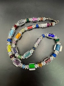 Beautiful Colorful Glass Necklace
