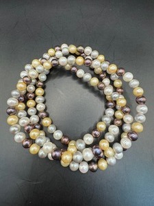 Multi Colored Pearl Necklace