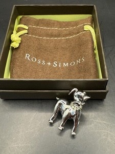 Ross and Simons Sterling Dog Pin