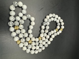 Natural White Turquoise Necklace