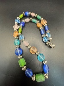 Colorful Glass Bead Necklace