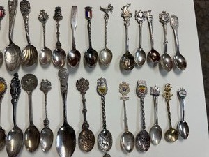 Large Lot of Collector Spoons