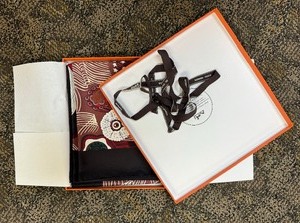 Hermes Scarf With Box and Ribbon
