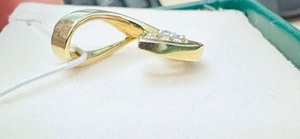 Diamond And 14K Gold Pendant