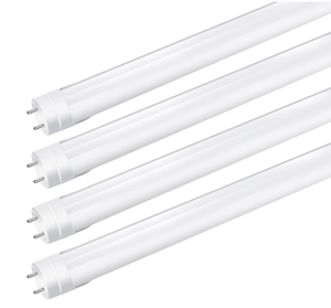 lot 301 image: LightingWill LED T8 Light Tube 4FT, Warm White, 4 Pack