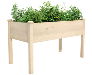 lot 252 image: Tiuekes Raised Garden Bed 48.5x24.4x30 Inch