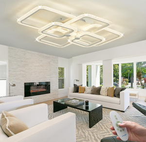 lot 131 image: Chaotack Modern LED Ceiling Light for Living Room Bedroom Kitchen Dining Room