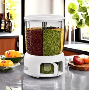 lot 140 image: LANGMINGDE 360° Rotating Rice and Grain Dispenser