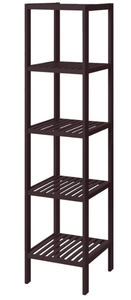 lot 150 image: SONGMICS 5-Tier Bamboo Bathroom Shelf