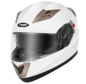 lot 152 image: YEMA Helmet Motorcycle Full Face Helmet DOT Approved