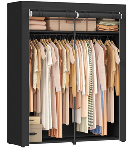 lot 162 image: SONGMICS Closet Wardrobe, Portable Closet for Bedroom