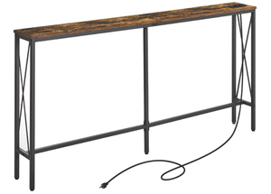 lot 192 image: ELYKEN Console Table with Power Outlet
