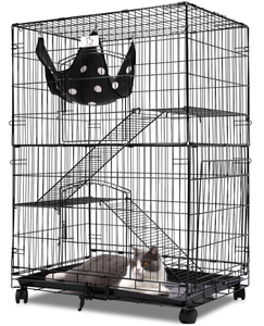 lot 195 image: Homey PET INC Folding Wire Cat Ferret Habitat Crate
