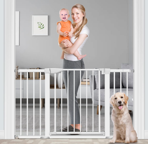 lot 196 image: RONBEI Baby Gate for Doorways and Stairs