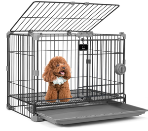 lot 336 image: FLARUZIY Dog Crate for Small Dogs Cats Under 25lbs