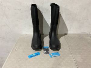 lot 331 image: DRYCODE Work Boots for Men with Steel Shank, Waterproof Rubber Boots SIZE 12