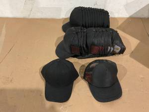lot 130 image: 30 Black Hats 2 Different Types