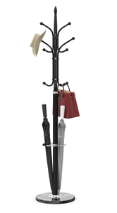 lot 272 image: Durmmur Metal Coat Rack Freestanding, Coat Hanger Stand With Natural Marble Base