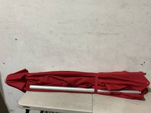 lot 350 image: Patio Umbrella Red