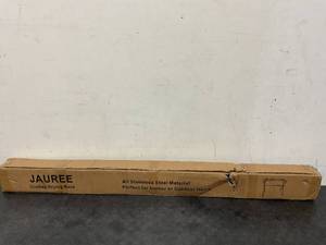 lot 586 image: JAUREE 63 Inches Clothes Drying Rack, Stainless Steel Garment Rack
