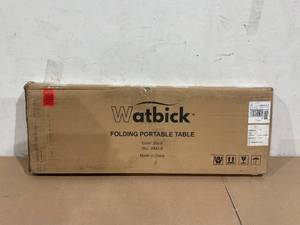 lot 421 image: Watbick Folding Portable Table