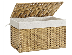 lot 431 image: SONGMICS Storage Basket with Lid, 27.7 Gallon