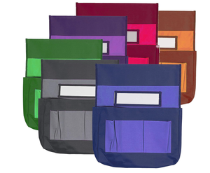 lot 578 image: NOKKO Chair Pockets for Classrooms - Set of 12 Heavy Duty Chair Storage Seating Organizers