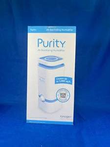 lot 27 image: Purity Air Sanitizing Humidifier Ionogen (Covers up to 5000 Square Feet) 120V60Hz 28W Holds 4.5L of ionopure Air Sanitizer Weighs 1.65LB 180x160x370mm