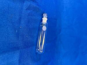 lot 59 image: Box of 13 - 40ml 13x100 Test Tube With Glass Stopper Mecro Brand