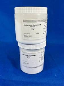 lot 111 image: 8oz. Of Magnesium Carbonate Powder MgCO3