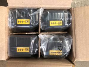 DEWALT 20-Volt 3.0 Ah MAX Lithium-Ion Premium Battery Pack (4-Pack) Customer Returns See Pictures
