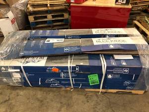 15 Boxes of Blue Ridge Hardwood Flooring Hickory Iron Gate 34 in. T x 3 in. W x Random Length Solid Hardwood Flooring (24 sqft  case) Customer Returns See Pictures