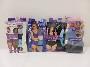 4 NEW PACKS OF WOMENS UNDERWEAR SIZE 10