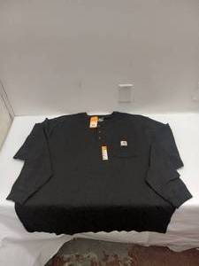 NEW CARHARTT MENS  LOOSE FIT HEAVYWEIGHT LONG SLEEVE POCKET T-SHIRT 2XL