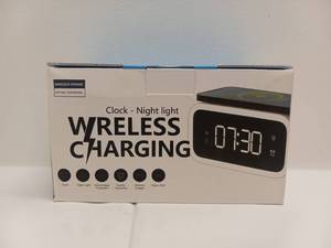 NEW SMART ALARM CLOCK WITH WIRELESS CHARGER