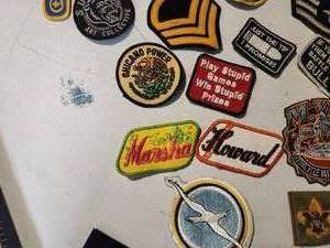 lot 20 image: Jar of Vintage Patches
