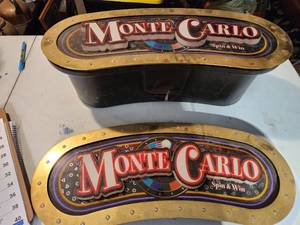 lot 21 image: Vintage Monte Crisco Bar Lights