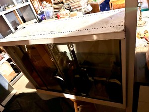 lot 83 image: Store Fixture with Sliding Glass Doors