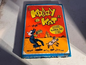 lot 111 image: Vintage George Herrimans 1977 Printing of Krazy Kat Hardcover Book