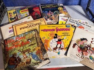 lot 127 image: Variety of Childrens Records Vinyl Albums