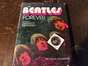 lot 134 image: Vintage Beatles Forever Book and Bob Dylan Guitar Pik