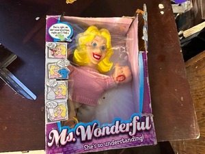 lot 151 image: Ms. Wonderful 11 Plush Talking Doll Gag Gift Toy