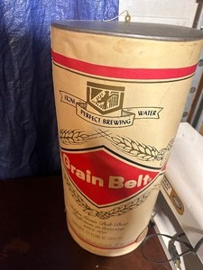 lot 163 image: Inflatable Grain Belt Beer Can 22 Tall x 10 Dia.