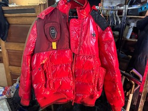 lot 326 image: Psyberia Mens Red Insulated Jacket Size 2XL