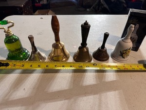 lot 299 image: Variety of Vintage Handbells