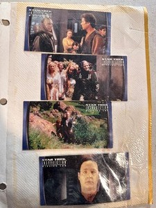 lot 303 image: Lot of Star Trek Insurrection Mission Log Trading Cards