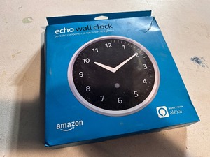 lot 305 image: Echo Wall Clock Works With Alexa New in Packaging