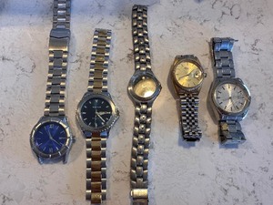 lot 338 image: Variety of Mens Watches AS IS