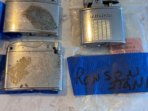 lot 229 image: Vintage Set of Three Lighters Ronson, Gibson, and Penguin Lighters