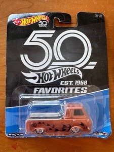 lot 269 image: Hot Wheels 50 Favorites 60s Ford Econoline Pickup NIB